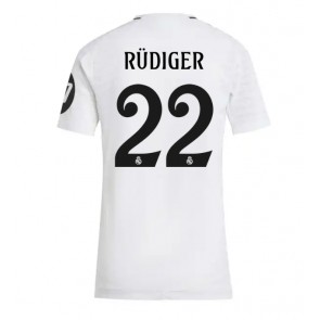 Real Madrid Antonio Rudiger #22 Hemmatröja Kvinnor 2024-25 Kortärmad